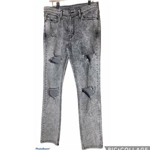 LEVI'S Acid Wash Distressed  SAMPLE/PROTYPE Jeans 32x32